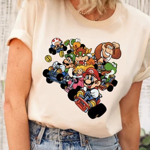 Super Mario Freunde Shirt, Super Mario Charakter Shirt, Mario und Freunde Rassen Shirt, Super Mario Shirt, Mario Bros Shirt, Mario Sweatshirt