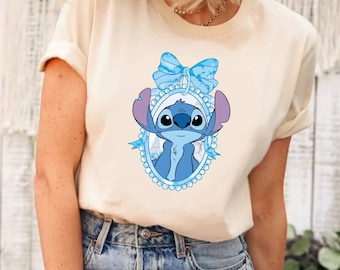 Disney Stitch Coquette Shirt, Stitch Shirt, Stitch Charakter Shirt, Disney Trip Shirt, Disney Stitch Shirt, Stitch Charakter T-Shirt