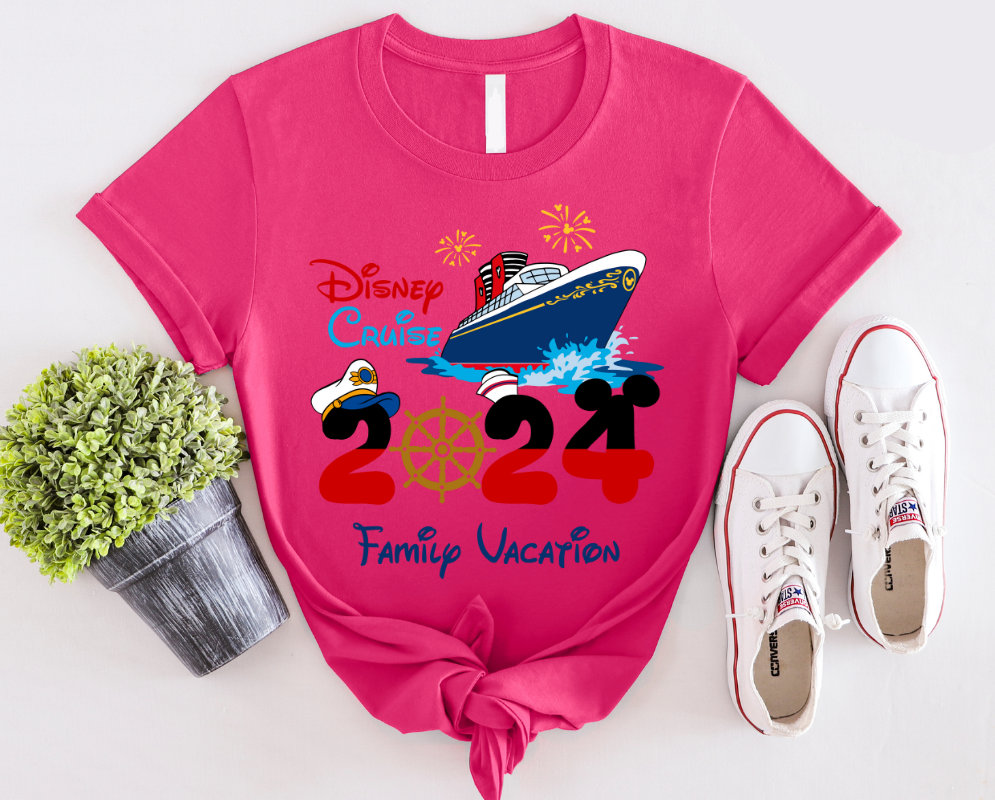 Disney Cruise Family Vacation Shirt, Mickey and Friends Let's