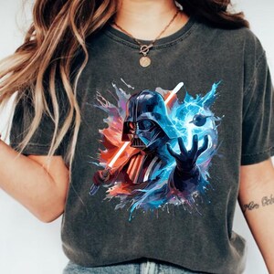 Star Wars Darth Vader Shirt, Star Wars Characters Shirt, Star Wars Shirt, Disney Star Wars Shirt, Disney Shirt, Darth Vader Watercolor Shirt