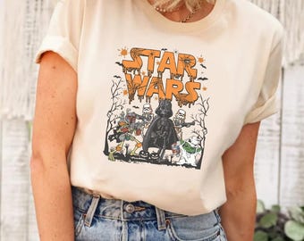 Star Wars Characters Halloween Shirt, Star Wars Halloween Shirt, Star Wars Shirt, Disney Star Wars Characters Shirt, Disney Shirt