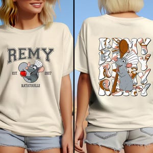 Two-Sided Remy Ratatouille Little Chef Shirt, Ratatouille Tee, Anyone Can Cook Tee, Ratatouille Remy Little Chef Anyone Can Cook Tee