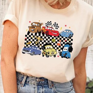 Disney Cars Characters Shirt, Disney Cars Shirt, Cars Friends Shirt, Couple Shirt, Disney Shirt, Disney Lightning McQueen Shirt