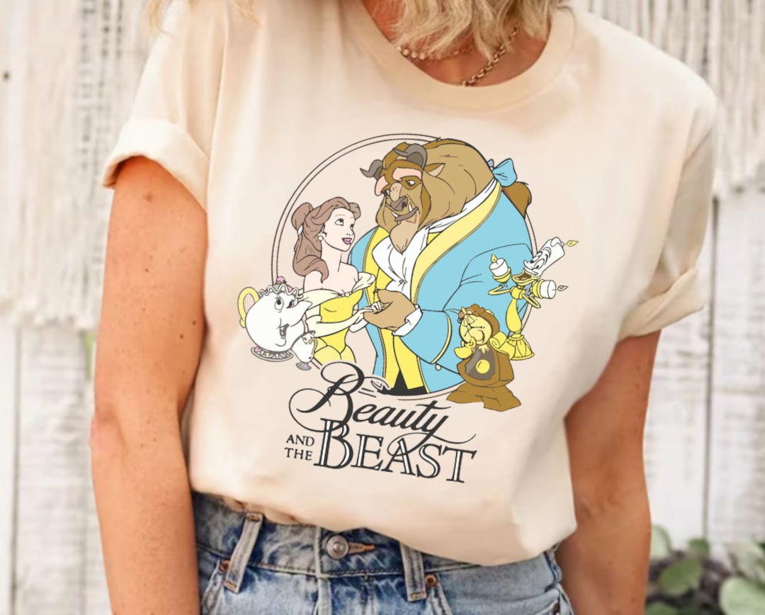 Beauty and the Beast Characters Shirt, Disney Belle Sweatshirt