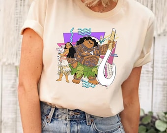 Camiseta Moana Vintage, Camiseta Moana Princesa Disney, Camiseta Princesa Disney, Camiseta Princesa Moana, Camiseta Moana, Camiseta Princesa