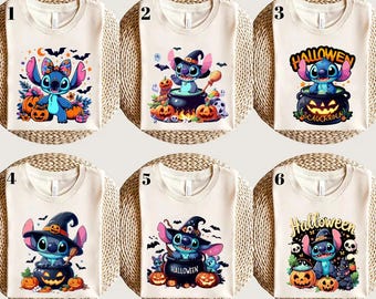 Disney Stitch Halloween Shirt, Disney Halloween Shirt, Stitch Shirt, Stitch und Angel Shirt, Stitch Halloween T-Shirt, Stitch und Lilo Halloween