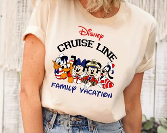 Disney Cruise Line Family Vacation Shirt, Mickey and Friends Let's Cruise Shirt, Disney Cruise Group Shirt, Mickey and Friends Shirt