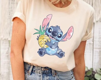 Maglietta Ohana di Stitch Disney, Maglietta di Stitch, Maglietta del personaggio di Stitch, Maglietta del viaggio Disney, Maglietta di Stitch Disney, Maglietta del personaggio di Stitch
