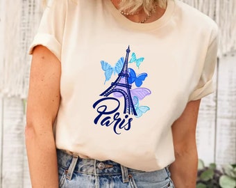 Disneyland Castle Tee, Disneyland Paris Shirt, Disneyland Paris Vacation Shirt, Eiffel Tower Shirt, 2024 Family Vacation Shirt
