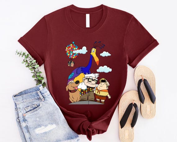 Retro Disney Pixar up Shirt, Disney Pixar up Characters, Disney 