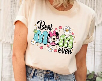 Mejor mamá siempre Minnie camisa, Disney mejor mamá camisa, camisa del día de la madre, camisa de la vida de la madre, camisa de Disney, camisa de Minnie y Daisy, camisa de mamá