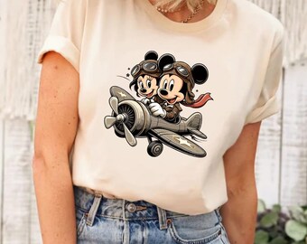 Vintage Disney Mickey And Minnie Shirt, Mickey Mouse Shirt, Mickey And Minnie Shirt, Minnie Mouse Shirt, Disney Shirt, Disney Mickey Shirt