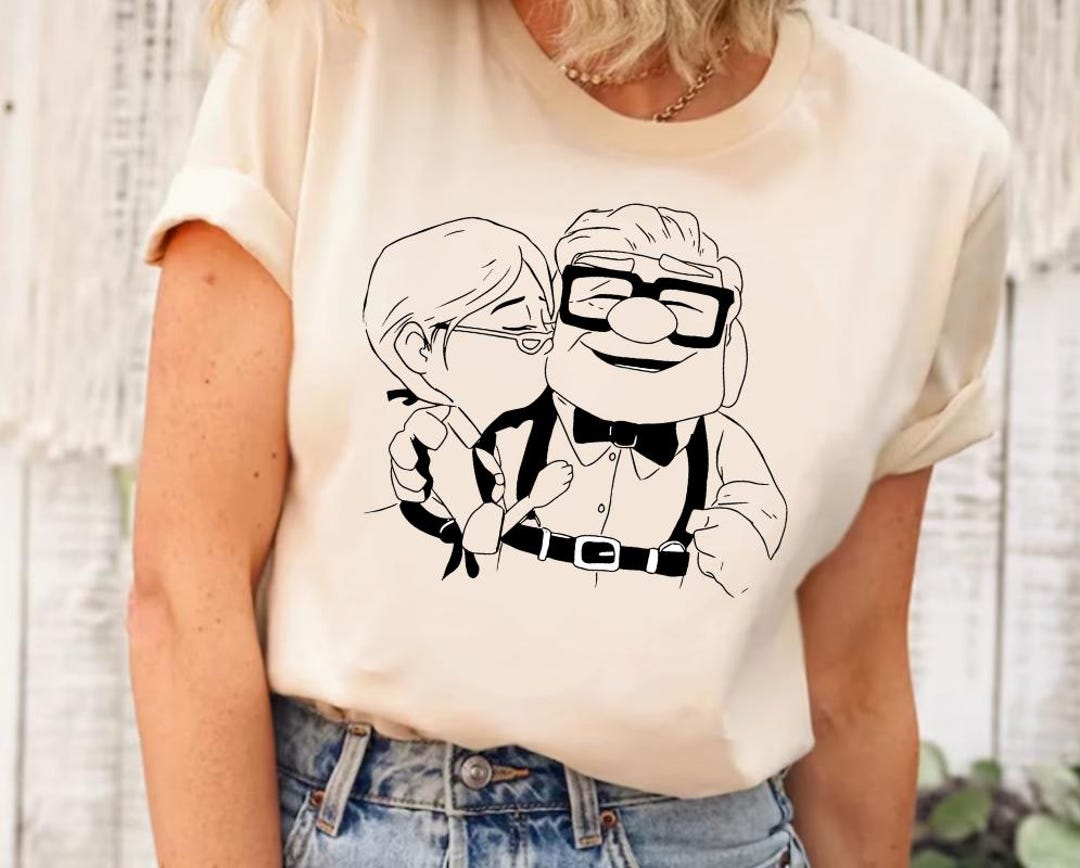 Retro Disney Pixar up Shirt, Disney Pixar up Characters, Disney Carl