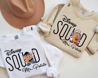 Toy Story Mr und Mrs Potato Squad Shirt, Disney Toy Story Shirt, Toy Story Freunde Shirt, Disney Shirt, Toys Crossing Shirt