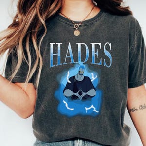 Camiseta con la silueta de Hades, camiseta de los villanos de Hércules de Disney, camiseta de Hades, camiseta de Magic Kingdom de Disney, camiseta de Hércules, camiseta de los personajes de Hércules de Disney