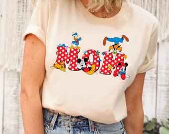 Camisa de mamá Mickey y amigos, camisa de la mejor mamá, camisa del día de la madre, camisa de la vida de la madre, camisa de Disney, camisa de Minnie y Daisy, camisa de mamá