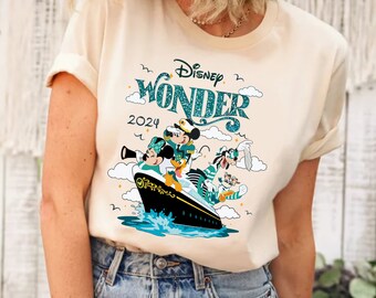 Disney Wonder 2024 Shirt, Micky und Freunde Shirt, Disney Cruise Group Shirt, Mickey und Freunde Let's Cruise Shirt, Love Shirt