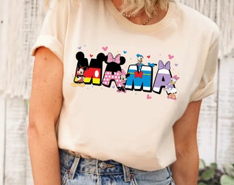 Camisa de mamá Mickey y amigos, camisa de la mejor mamá, camisa del día de la madre, camisa de la vida de la madre, camisa de Disney, camisa de Minnie y Daisy, camisa de mamá
