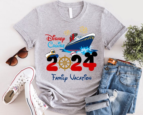Disney Cruise Family Vacation Shirt, Mickey and Friends Let's