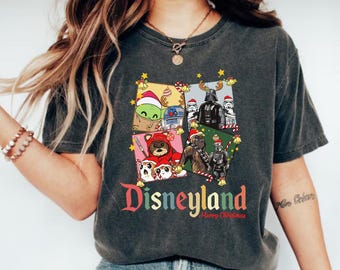 Star Wars Christmas Shirt, Star Wars Characters Christmas Shirt, Star Wars Shirt, Disney Christmas Shirts, Star Wars Shirt, Disney Shirt