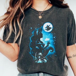 Disney Princess Jasmine Silhouette Shirt, Disney Princess Shirt, Cute Jasmine Shirt, Disney Princess Characters Shirt,Princess Jasmine Shirt