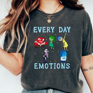 Inside Out Every Day Emotions Shirts, Inside Out Shirt, Inside Out 2 Shirt, Inside Out Group Matching, Inside Out