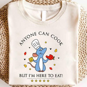 Remy Ratatouille Anyone Can Cook Shirt, Remy Ratatouille Little Chef Shirt, Ratatouille Shirt, Remy Ratatouille Chef Shirt, Chef Shirt