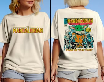 Star Wars This Is The Way Mandalorian Shirt, Star Wars Characters Shirt, Star Wars Shirt, Disney Star Wars Portrait Shirt, Disney Shirt