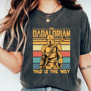 Star Wars This Is The Way Dadalorian Shirt, Star Wars Characters Shirt, Star Wars Shirt, Disney Star Wars Portrait Shirt, Disney Shirt