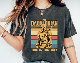 Star Wars Dies ist der Weg Dadalorian Shirt, Star Wars Charaktere Shirt, Star Wars Shirt, Disney Star Wars Portrait Shirt, Disney Shirt