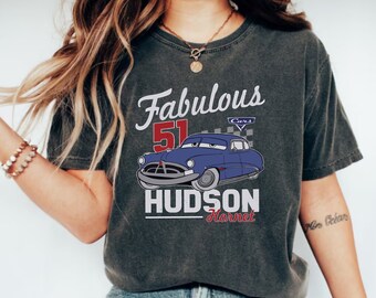 Cars Fabulous Hudson Shirt ,Disney Cars Character Shirt, Cars Friends Shirt, Couple Shirt, Disney Shirt, Lightning McQueen Mater Shirt