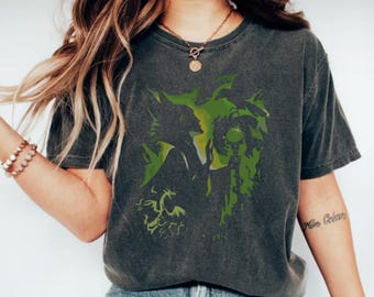 Disney Sleeping Beauty Villains Maleficent Portrait Shirt, Maleficent Ursula Evil Queen Shirt, Sleeping Beauty Villains Retro Shirt