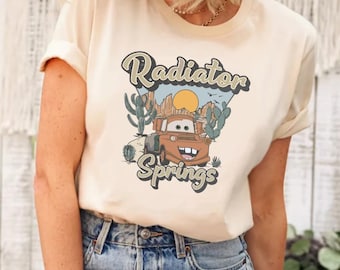 Radiator Springs Mater Shirt, Disney Cars Tow Mater Shirt ,Disney Cars Character Shirt, Cars Friends Shirt, Lightning McQueen Shirt