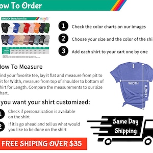 K&ouml;nnte beinhalten: So bestellen Sie ein individuelles T-Shirt. W&auml;hlen Sie aus einer Vielzahl von Farben und Gr&ouml;&szlig;en. Legen Sie jedes T-Shirt einzeln in den Warenkorb. Kostenloser Versand f&uuml;r Bestellungen &uuml;ber 35 $. Versand am selben Tag m&ouml;glich.