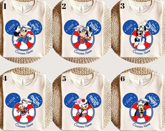 Mickey and Friends Cruise Shirt, Disney Cruise Line Family Vacation Shirt, Mickey and Friends Let's Cruise Shirt, Disney Cruise Group Shirt