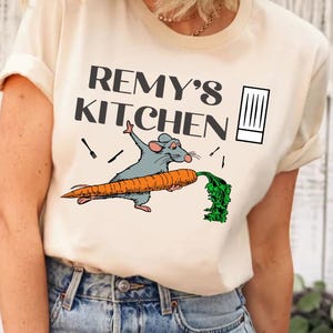 Remy Ratatouille Remy&#39;s Kitchen Shirt, Ratatouille Tee, Anyone Can Cook Tee, Ratatouille Remy Little Chef Anyone Can Cook Tee