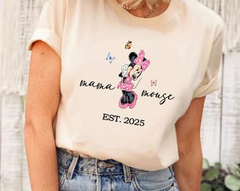 Disney Mama Mouse Shirt, Minnie Mouse Mother Shirt, Disney Mother's Day Top, Minnie Disney Mom Shirt, Minnie Mouse Shirt, Disney Mama Shirt