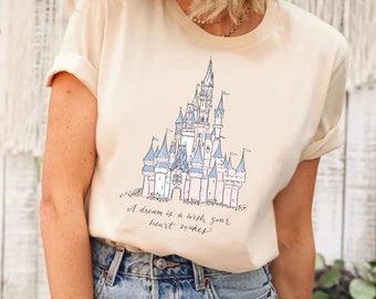 Disneyland Castle Tee, Disneyland Paris Shirt, Disneyland Paris Vacation Shirt, Eiffel Tower Shirt, 2024 Family Vacation Shirt