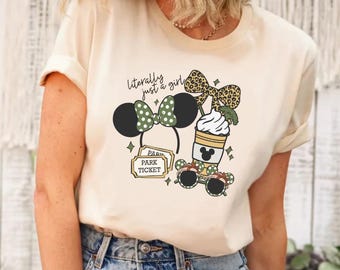 Minnie nur ein Mädchen Shirt, Minnie Maus Safari Shirt, Minnie Leopard Shirt, Minnie Maus Shirt, Disney Shirt