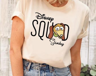Toy Story Slinky Dog Squad Shirt, Toy Story Shirt, Toy Story Charaktere Shirts, Vintage Toy Story Shirt, Freunde Shirt, Toys Crossing Shirt