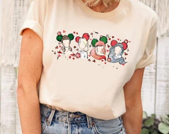 Disney Princesses Christmas Shirt, Disney Princesses Shirt, Princess Christmas Shirt, Disney Christmas Tee, Disney Princesses Characters Tee