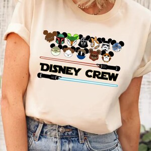 Disney Crew Star Wars Shirt, Star Wars Shirt, Disney Star Wars Shirt, Star Wars Friends Shirt, Star Wars Characters Shirt, Disney Crew Shirt