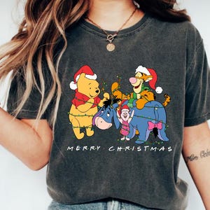 Winnie The Pooh Christmas Shirt, Winnie The Pooh Characters Shirt, Disney Christmas Shirt, The Pooh and Friends Shirt, Christmas Shirt