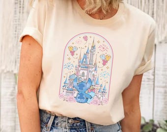 Camiseta de Stitch de Disney, Camiseta de Stitch, Camiseta del personaje Stitch, Camiseta de Stitch y Lilo, Camiseta de viaje a Disney, Stitch de Disney, Camiseta de Stitch de Disneyworld