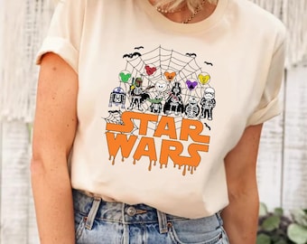 Star Wars Characters Halloween Shirt, Star Wars Halloween Shirt, Star Wars Shirt, Disney Star Wars Characters Shirt, Disney Shirt