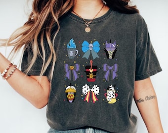 Disney Villains Coquette Shirt, Disney Villains Shirt, Villains Retro Shirt, Maleficen Scar Hades Ursula Shirt, Evil Queen Shirt