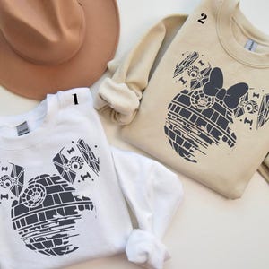 Mickey and Minnie Star Wars  Shirt, Star Wars Characters Shirt, Star Wars Shirt, Disney Mickey Shirt, Mickey Balloon Shirt