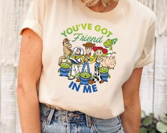 Toy Story You've Got A Friend In Me Shirt, Toy Story Characters Shirt, Toy Story Shirt, Toy Story Friends Shirt, Toys Crossing Shirt