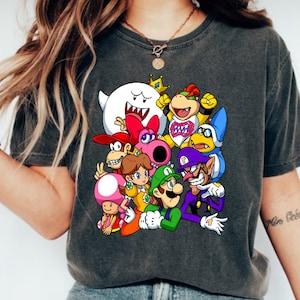 Super Mario Friends Shirt, Super Mario Character Shirt, Mario & Friends Party Shirt, Super Mario Shirt, Mario Bros Shirt, Mario Sweatshirt