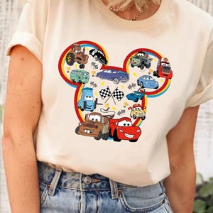 Disney Cars Characters Shirt, Disney Cars Shirt, Cars Friends Shirt, Couple Shirt, Disney Shirt, Disney Lightning McQueen Shirt